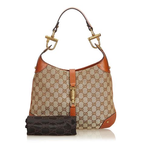 gucci tan leather bag|brown leather Gucci handbags sale.